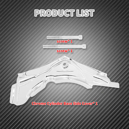Tampa Lateral da Base do Cilindro da Motocicleta Carenagem Para Harley Touring Road King FLHR Electra Street Glide FLTRX FHLX 2007-2016