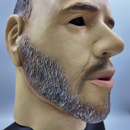 Realistic Latex Male Mask Chris Hemsworth Celebrity Mask Halloween Carnival Costume Party Fancy Dress Adult Prank Head Cover