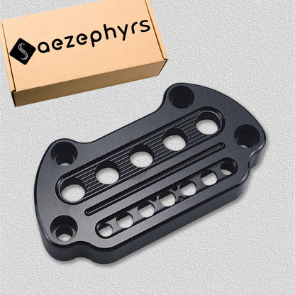 Capa de Suporte de Velocímetro Lateral/Remoção para Motocicleta Braçadeira Superior Guidão Riser Mount para Harley Sportster Iron XL883 Forty-Eight 95-20