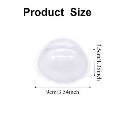 10/20/50/100PCS Plastic Transparent Hemisphere Cover DIY Candy Dome Set Christmas Halloween Party Toys Gift Packaging Cover
