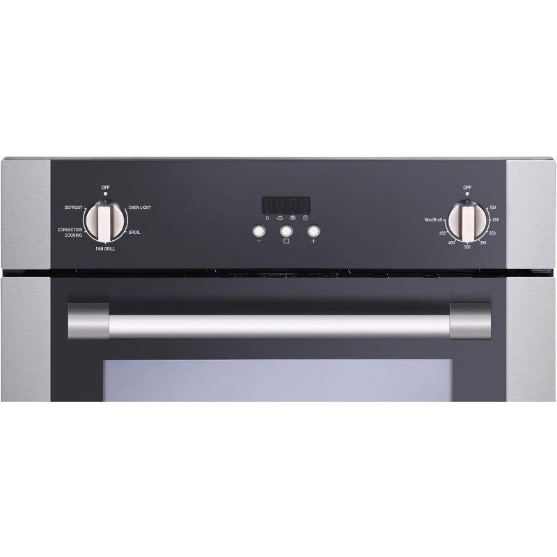 Magic Chef 24-Inch Built-In Electric Single Wall Oven, Stainless Steel, 2.2 Cu. Ft. - Kitchen Appliance with Programmable