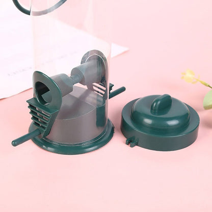 Alimentador de Pássaros Domésticos, Dispensador de Comida, Alimentador de Pássaros Pendurado ao Ar Livre com Múltiplos Buracos, Ferramenta de Alimentação Automática para Pássaros Pequenos, Suprimentos para Pássaros