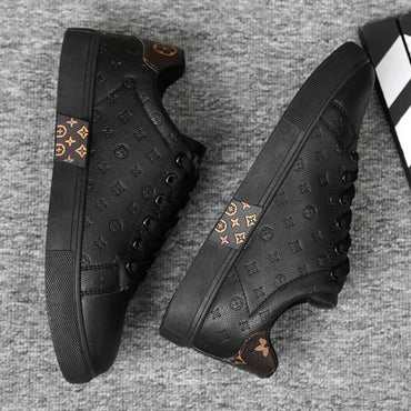 Brand Men Leather High-Top Skateboarding Shoes Men's Sneakers Male Flats Non-Slip Sport Shoes Zapatillas Hombre Mens Footwear