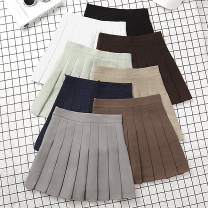 Brown Skirt Ladies 2022 Summer Clothes Women's High Waist Harajuku Korean Style