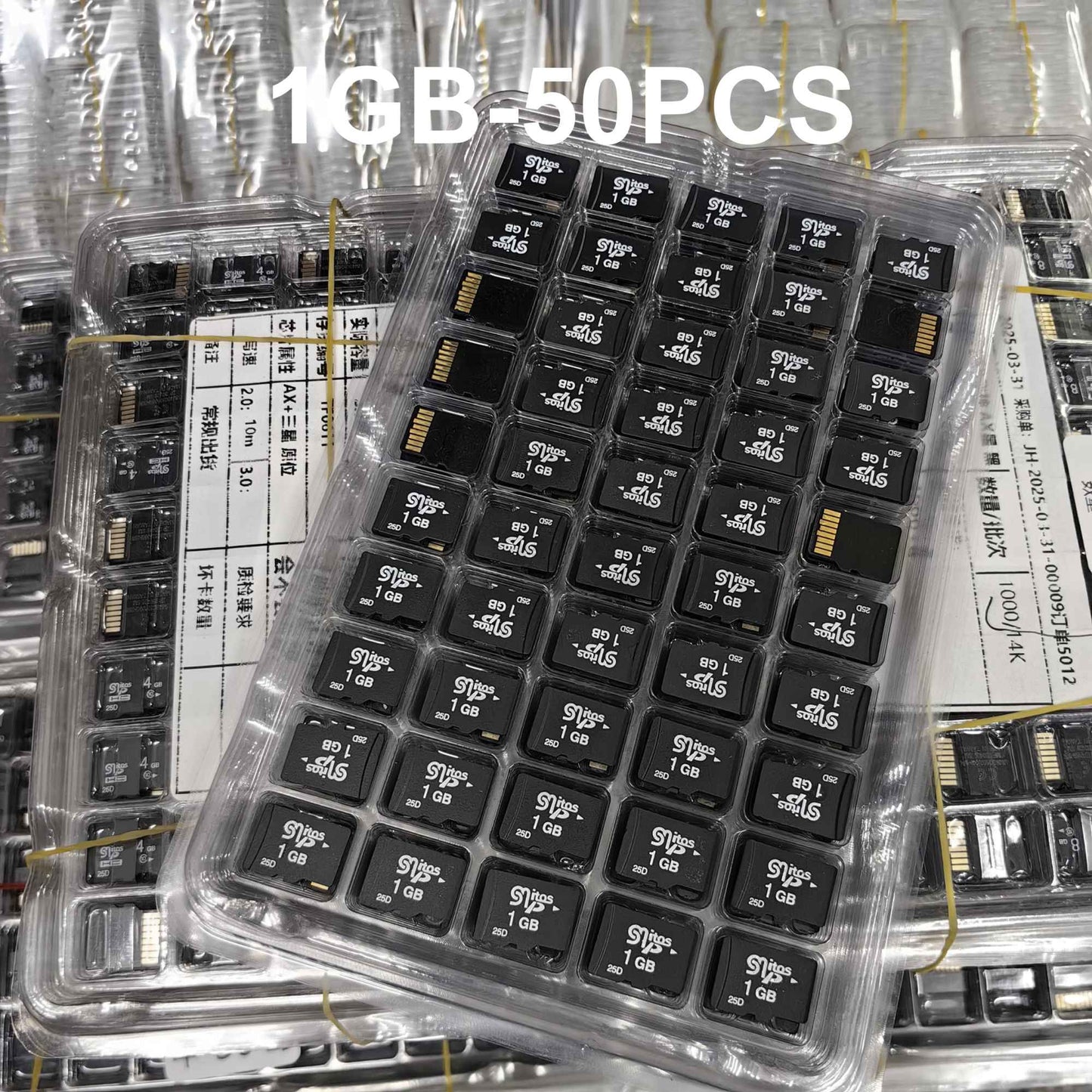 ?CeaMere 50Pcs SD TF Card Bundle, 2GB/8GB/32GB/64GB Class 10 U3 Memory Card for Smartphones Cameras Drones Action Cameras Table