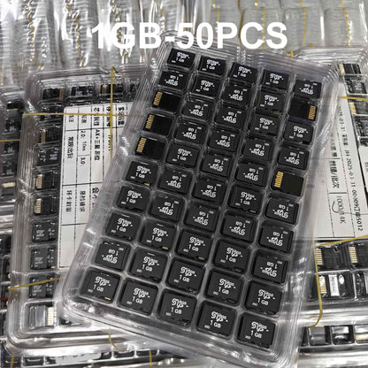 ?CeaMere 50Pcs SD TF Card Bundle, 2GB/8GB/32GB/64GB Class 10 U3 Memory Card for Smartphones Cameras Drones Action Cameras Table