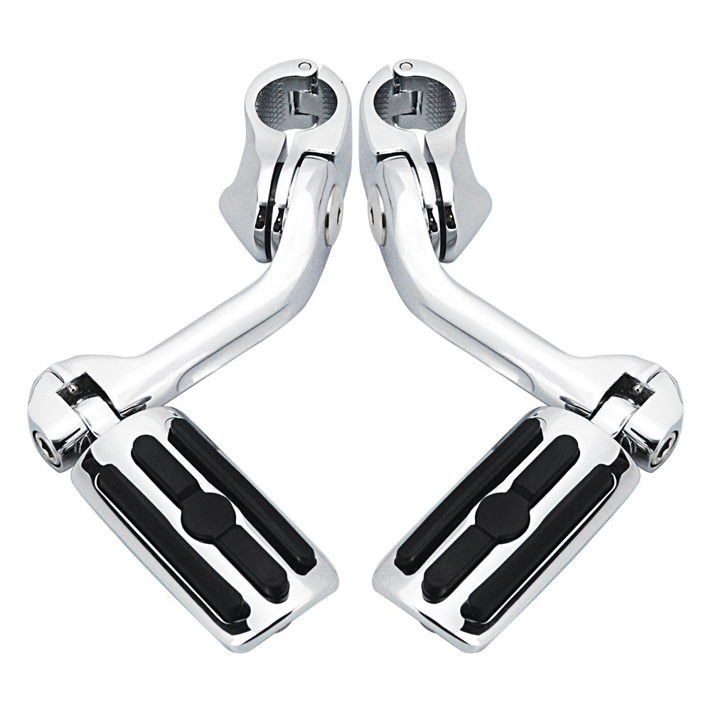 Kit de Suportes de Pedaleiras para Protetor de Motor de Motocicletas 1-1/4" Descanso de Pé para Harley Honda Davidson Road King Sportster Fat Boy Electra Glide