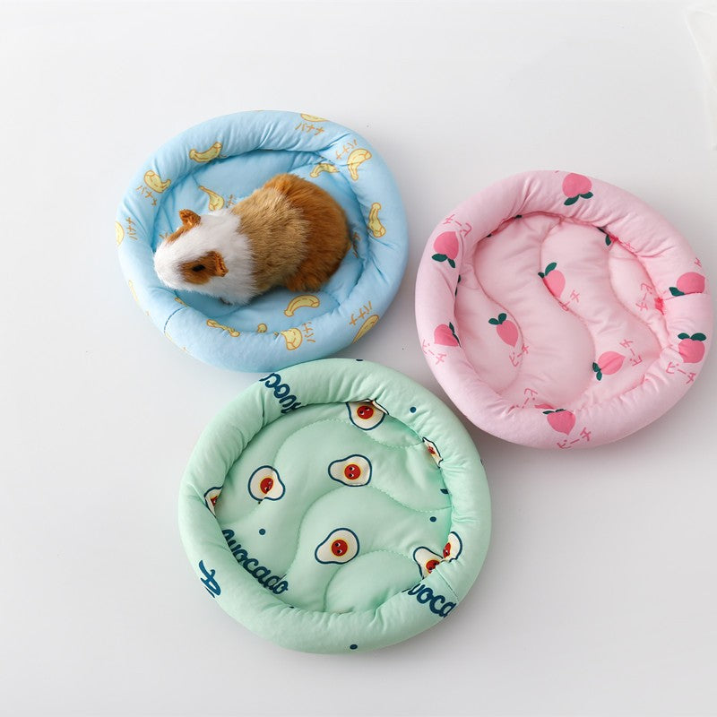 Tapete Almofadado para Animais Pequenos, Ninho para Hamster, Esquilo, Ouriço, Coelho, Quente, Macio, Pelúcia, Porquinho-da-Índia, Casa, Tapete para Ninho de Animais Pequenos