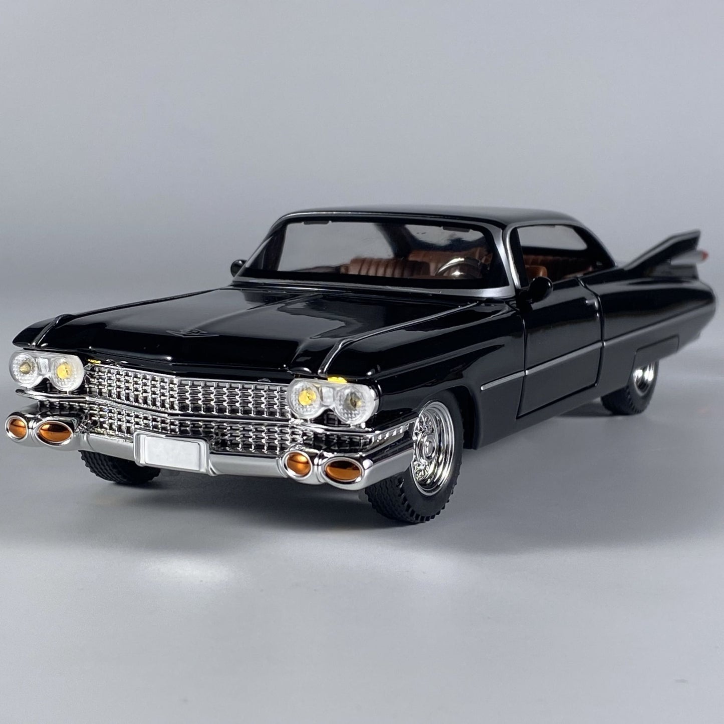 1:24 Cadillac Eldorado Biarritz 1959 Série 62 Liga Diecast Modelo Miniatura Voiture Decoração de Casa Presentes de Natal Para Crianças
