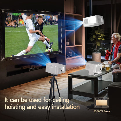 Magcubic 900ANSI Projetor Android 14 Foco Automático Suporte 8K Nativo 1080P Com Wifi6 BT5.4 16G Allwinner H726 Portátil HY350Max