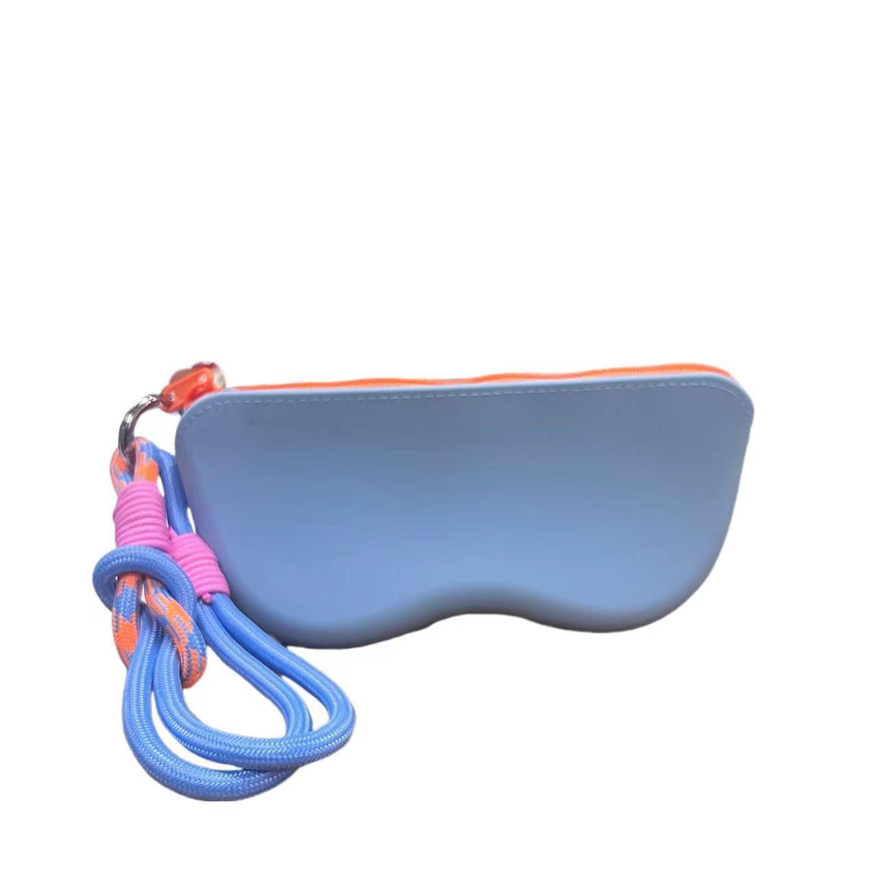 Portable Silicone Glasses Bag Sunglasses Protective Cover Storage Bag Waterproof Myopia Glasses Bag