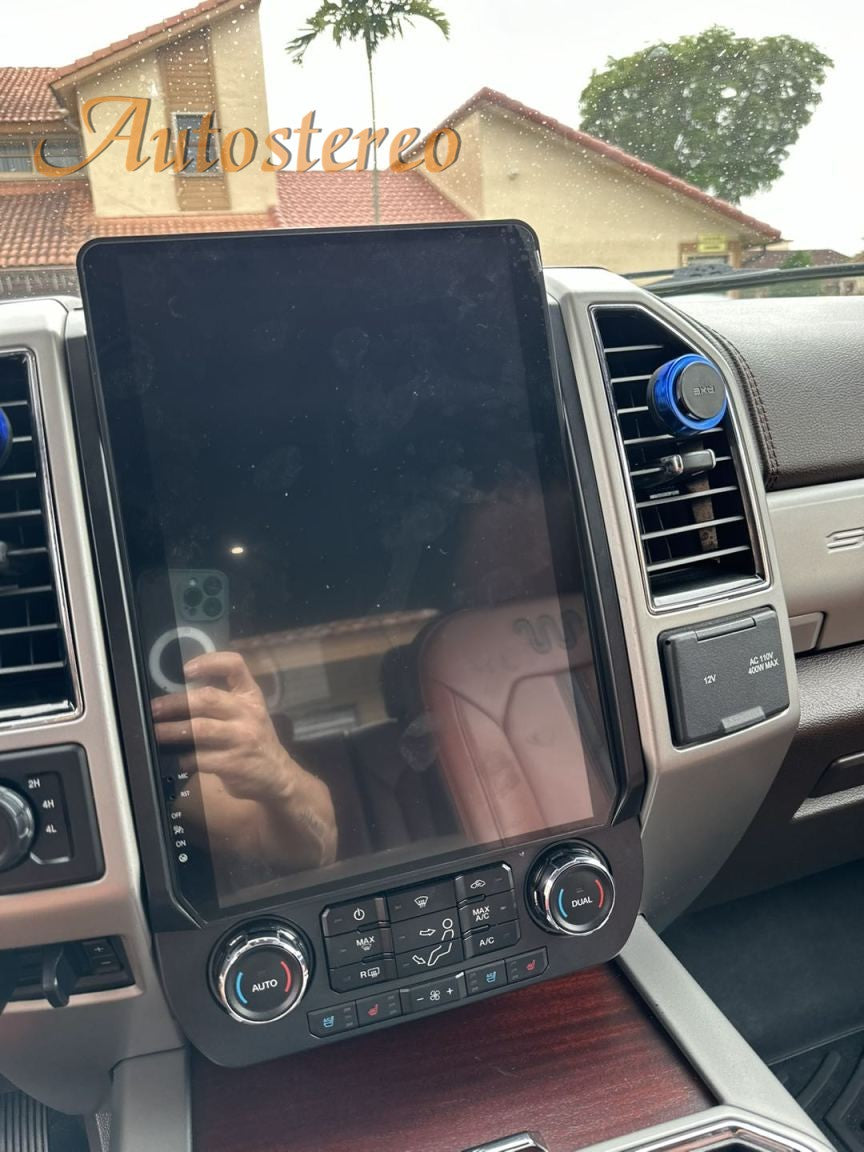 14.4 Inch Android 128G For Ford F150 F250 F350 2015-2021 Tesla Style Car GPS Navigation Multimedia Player Radio Tape Headunit HD