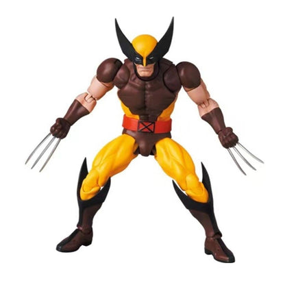 New CT Toys Mafex 96 Wolverine Boneco Marrom Quadrinhos X-Men Boneco de Ação Mafex 138 Shf Anime Estatueta Modelo Ko Brinquedo Presentes