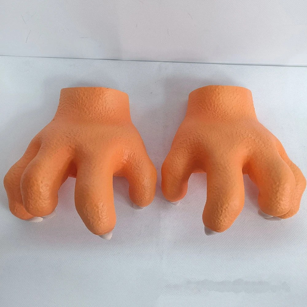 Anime Cartoon Bowser Cosplay Mask and Gloves Costumes Cute Dinosaur Claw Paw Latex Helmet Halloween Party Game Props Accessories