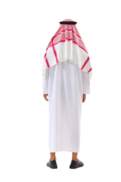 New Arab Emirate Costume Shepherd Rich Arab Prince Adult Role Playing Fantasia Halloween Carnival Costume Hot Selling