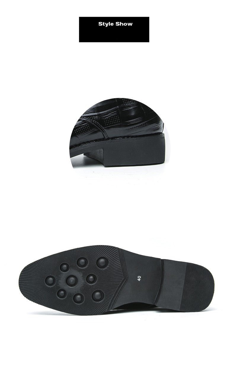 Classic Men Oxford Leather Shoes High Quality Men's Dress Shoes Casual Business Shoes Loafers Male Brogues Formal Shoes Man