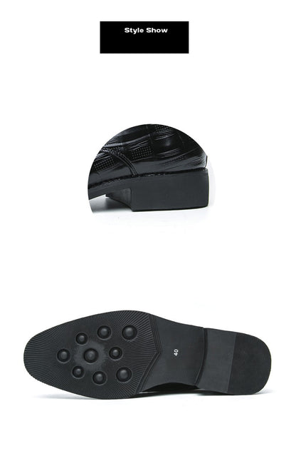 Classic Men Oxford Leather Shoes High Quality Men's Dress Shoes Casual Business Shoes Loafers Male Brogues Formal Shoes Man