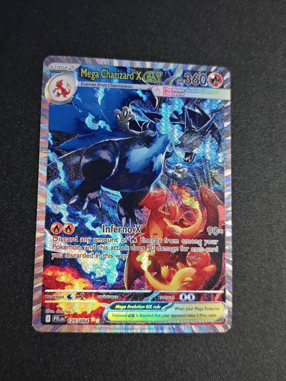 PTCG Mega Gengar ex Carta Flash Japonesa de Textura Rara de Alta Qualidade Diy Feita por Fãs Gardevoir Clássico Anime Coleção de Cartas de Brinquedo