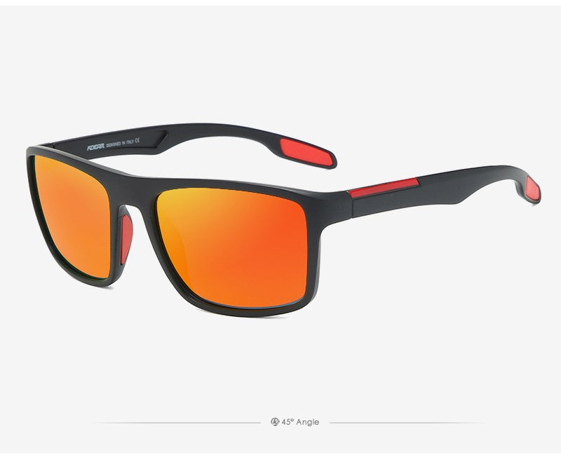 KDEAM Rectangular Ultra Light TR90 Sunglasses Men Polarized Wholesale