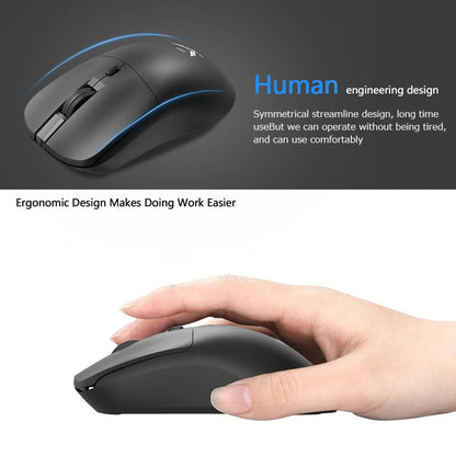 Mouse Sem Fio 2.4G Mouse Gamer Mouses Ergonômicos 800-1200-1600 DPI Mouse Recarregável Mouses de Escritório para PC Laptop Macbook Pro