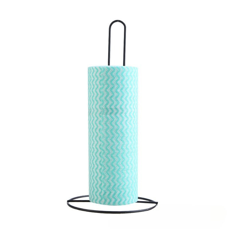 Bathroom accessories Vertical Wrought Iron Tissue Holder Creative Dining Table Storage Desktop Kitchen Roll Paper Holder