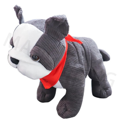 Car Interior Bulldog Car Seat Creative Living Room Ornament PP Cotton Fresh Air Cartoon Funny Toy Home Decoration Accessories