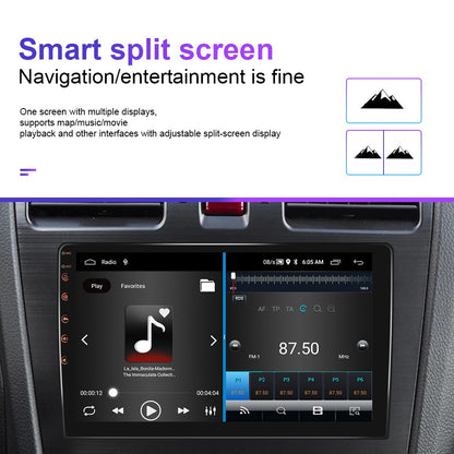 Podofo Rádio Automotivo Android 12 Androidauto Carplay 2 Din GPS Áudio Automotivo 7"/9"/10" WIFI BT Leitor Multimídia Automotivo para VW Ford