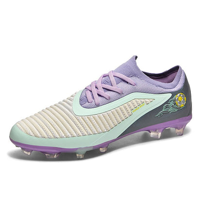 New Men Soccer Shoes Adult Non Slip Football Boots Outdoor Sport Boys Long Spikes Training Cleats Breathable Match Comfortable