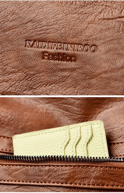 Genuine Brand Soft Leather Shoulder Crossbody Bags for Women Hot Luxury Handbag Women Bags Designer Casual Tote Messenger Bag