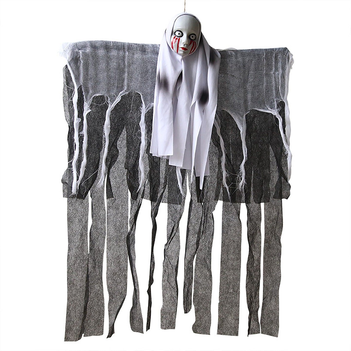 Esqueleto Feminino com Capuz de Halloween Casa Assombrada Pingente Decoração Cenário de Halloween Suprimentos Decorativos para Festivais