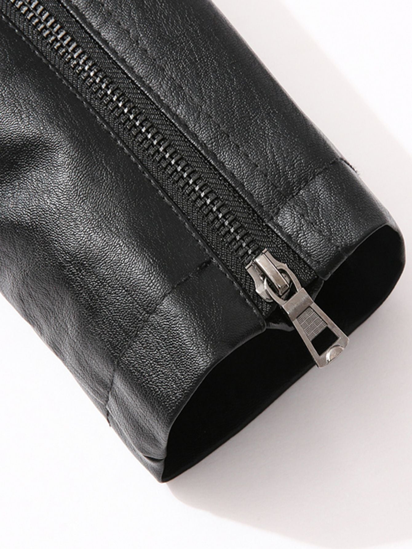 Men's Large Leather Jacket Fashion Collar PU Leather Motorcycle Slimming Cycling Coat New Men Waterproof Leather Jacket