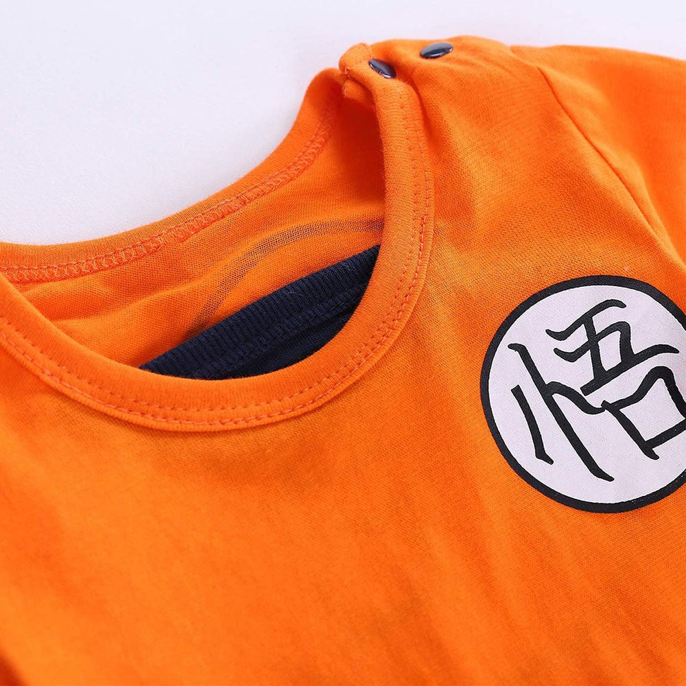 IURNXB Newborn Short Sleeve Romper Cosplay Baby Boy Cartoon Printed Jumpsuits Costume Outfit Infant Clothes 0-24M