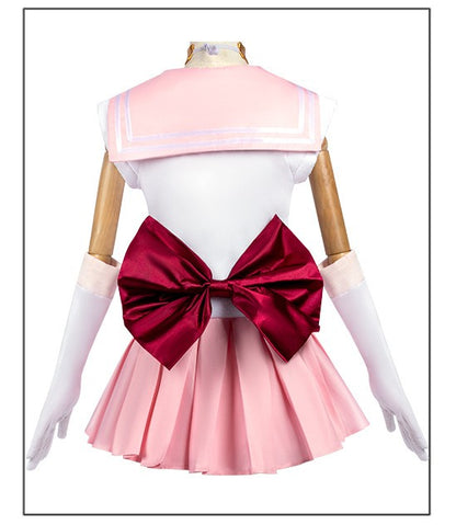 Anime Sailor Costume Moon Tsukino Usagi Meiou Setsuna Chibiusa Dress Halloween Suit Wig Party Clothing Adults Kids Cosplay