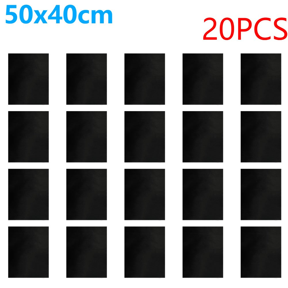 5-20Pcs Oven Liners Grill Mat 33/50x40cm Non Stick BBQ Grill Liners Reusable Barbecue Baking Liners Cook Pad Microwave Oven Tool