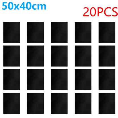 5-20Pcs Oven Liners Grill Mat 33/50x40cm Non Stick BBQ Grill Liners Reusable Barbecue Baking Liners Cook Pad Microwave Oven Tool