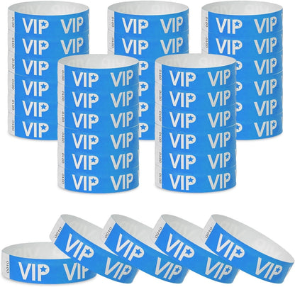 500 VIP Yellow Waterproof Paper Wristbands Lightweight Festival Event Identification Bracelets Party Favors
