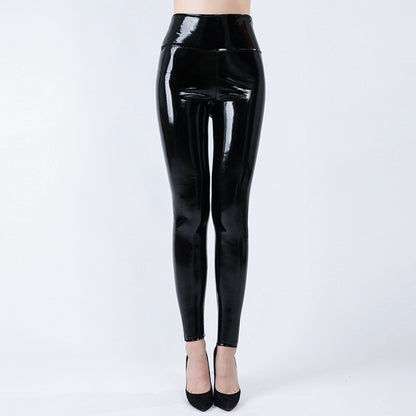 High Waist PVC Faux Leather Pencil Pants Women PU 3XL Elasticity Leggings Trousers Sexy Ladies Slim Bodycon NEW