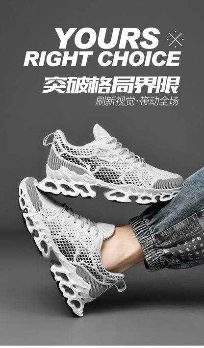 Tênis Masculino Casual Masculino Tênis Masculino de Luxo Tênis Masculino de Corrida Respirável Sapatos da moda Loafers Tênis de corrida para homens
