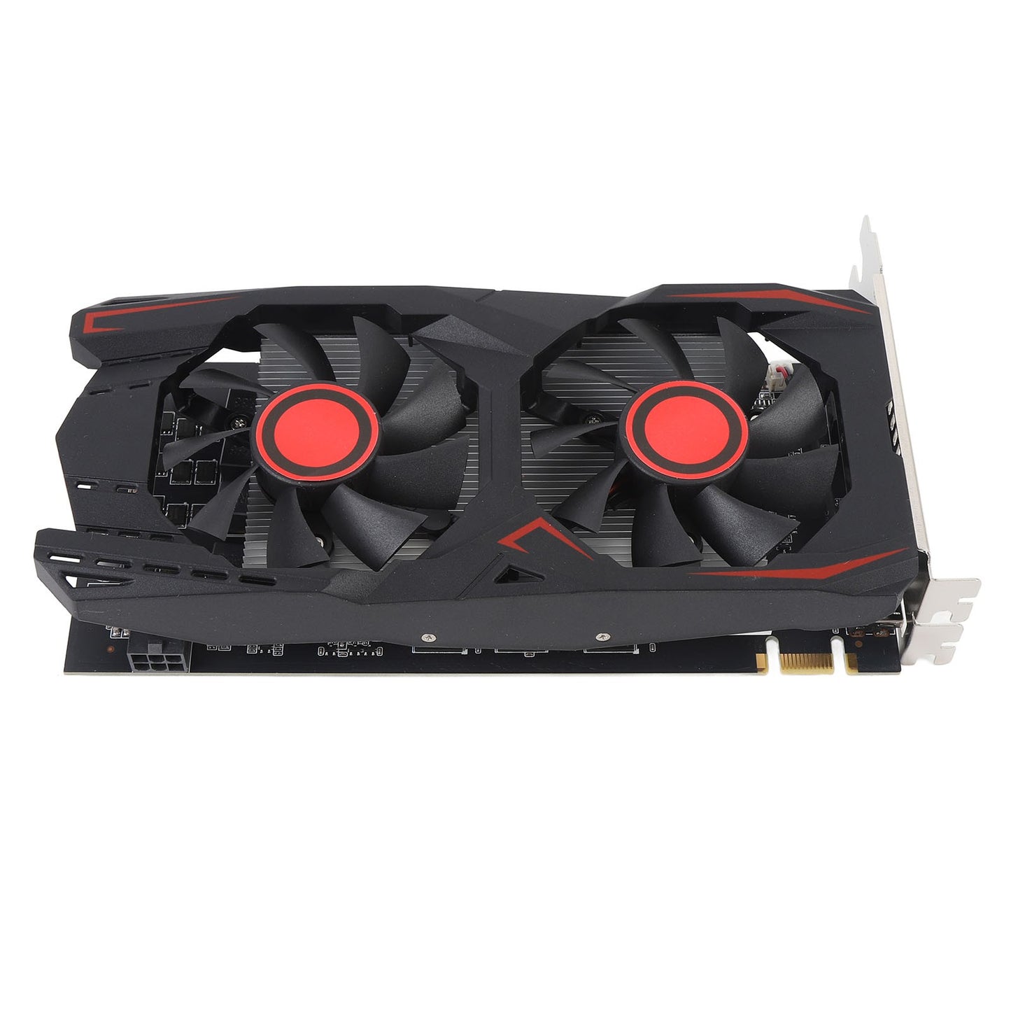 Gaming Graphics Card PCIE 2.0 16X Slot Double Fan HD Multimedia Interface Graphics Card Low Noise DVI VGA Interface for Work