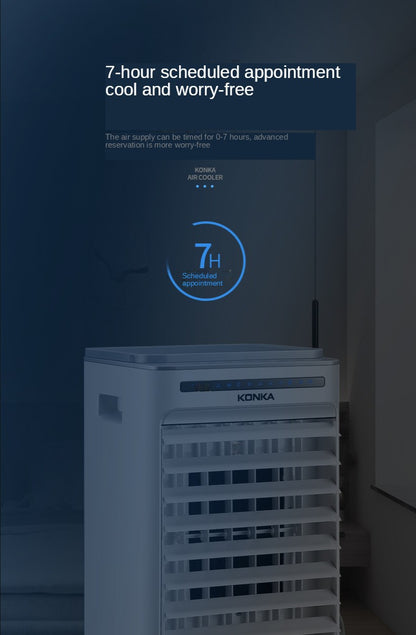 Painel de controle inteligente Ventilador de ar condicionado doméstico portátil Refrigerador de ar condicionado Refrigerador de tanque de água duplo