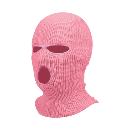 New Full Face Cover Ski Mask Hat 3 Holes Balaclava Army Tactical CS Windproof Knit Beanies Bonnet Winter Warm Unisex Caps