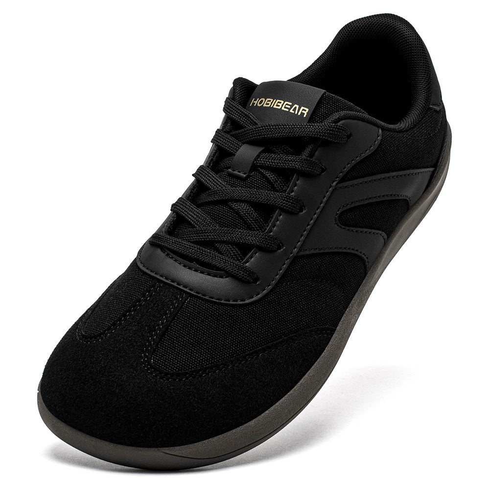 Tênis Unissex HOBIBEAR Barefoot Feminino Masculino Bico Largo Minimalista Zero Drop Antiderrapante Cadarço Casual