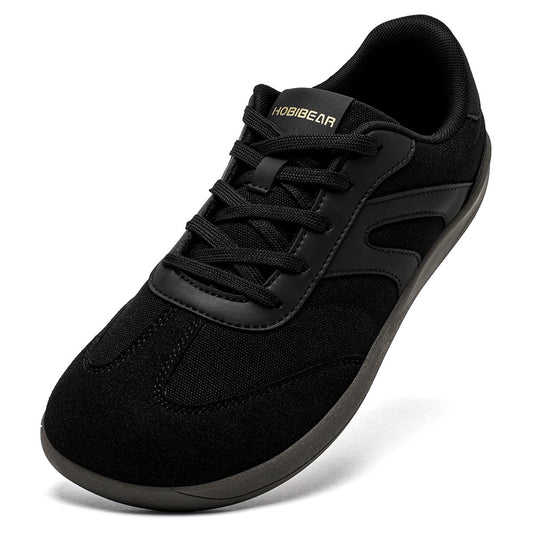 HOBIBEAR Unisex Barefoot Sneakers Women Men Wide Toe Minimalist Zero Drop Shoes Non Slip Lace Up Casual Sneaker
