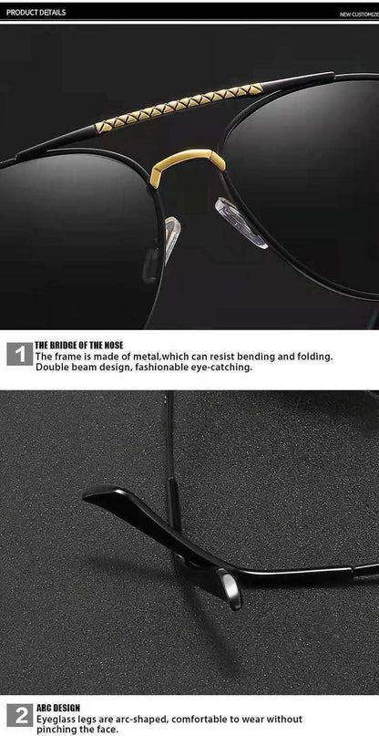 For Mercedes Benz A B C E S V Class GLB GLC GLE AMG Pilot SLK SLC ML Car High Men Anti Glare Driver Goggles Polarized Sunglasses