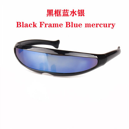 X-men Individuality Cycling Sunglasses for Men Mercury Lens Laser Glasses Travel Windproof Women's Sunglasses Robots Eyewear