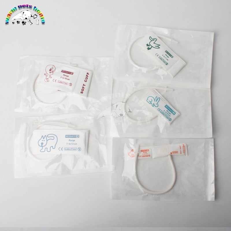 Braçadeira de pressão arterial para animais Braçadeira de medição de pressão arterial de mangueira de PVC para camundongos, gatos, cães e ovelhas