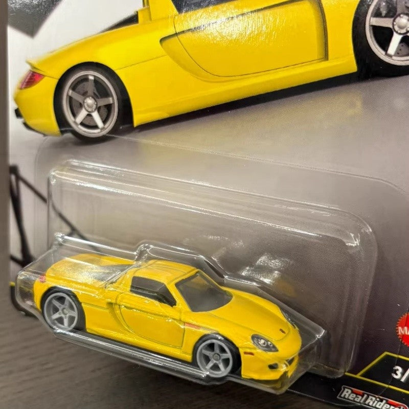 Hot Wheels Premium Car Culture Porsche Carrera GT Timeless Icons #3 Veículo de Brinquedo Colecionável de Metal Fundido na Escala 1/64 Original