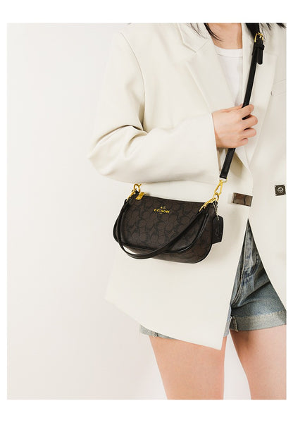 High-End Women's Underarm Shoulder Bag Classic Vintage Ladies Crossbody Handbag Elegant Designer Leather Messenger Bag For Women