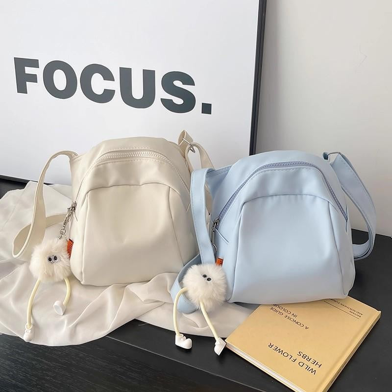 Large Capacity Shoulder Crossbody Bag For Women Lightweight Waterproof Canvas Bags Fashion Shell Bags