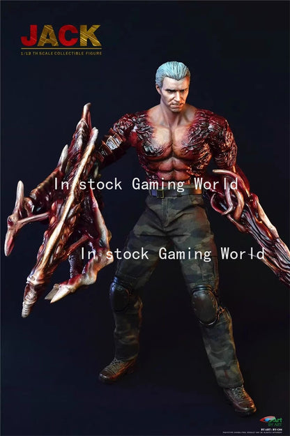 Em Estoque BY-ART 1/12 Resident Evil Jack Krauser Boneco de Ação BY-G04 Coleção de Brinquedos de Presente